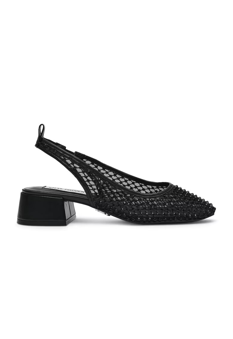 Steve Madden Pantofi slingback cu toc masiv - Negru stins