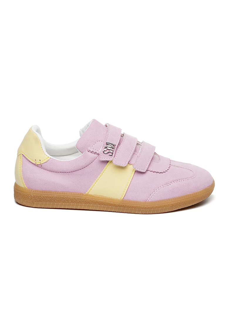Steve Madden Pantofi sport cu model uni si velcro Eileen - Galben pal/Lila/Caramel