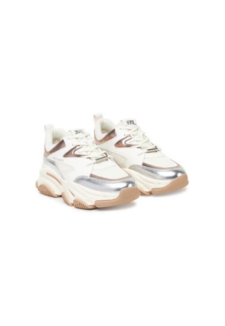 Steve Madden Pantofi sport dama - SM19000096 - Textil - 41 EU - Argintiu