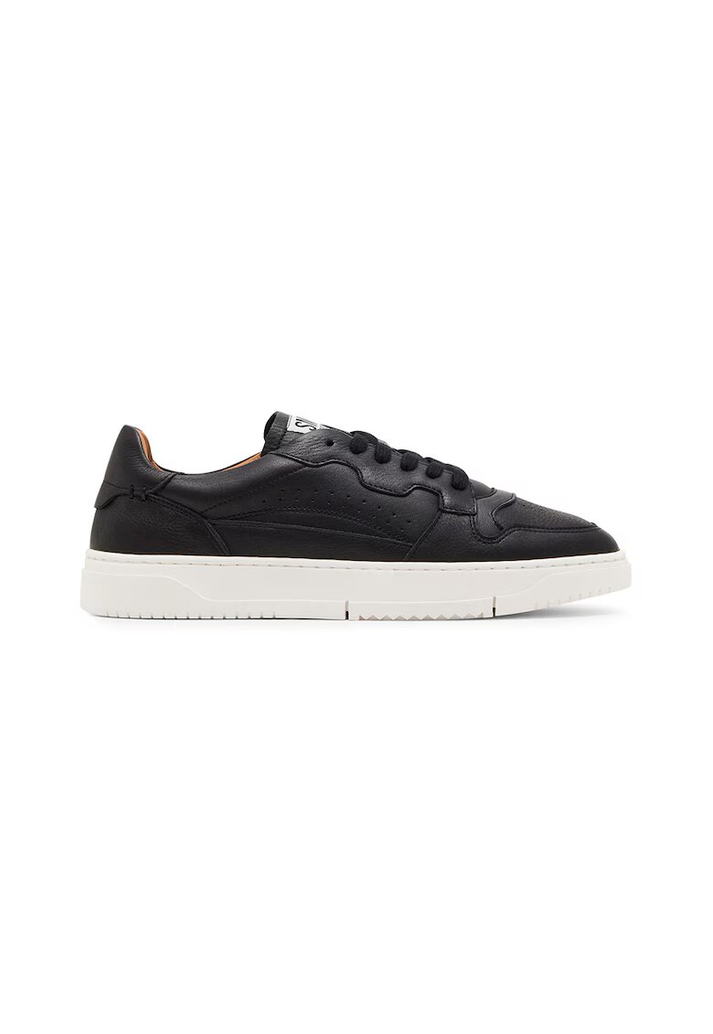 Steve Madden Pantofi sport de piele cu talpa plata Cliff - Negru