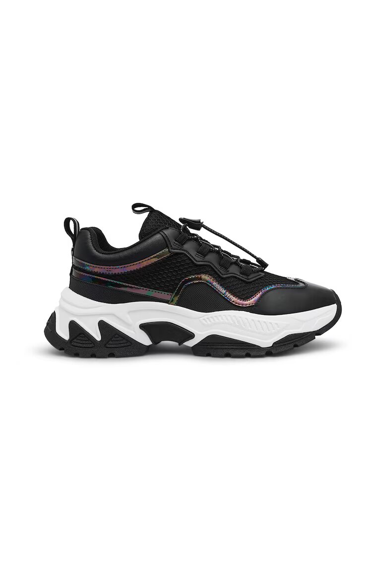Steve Madden Pantofi sport de plasa cu garnituri de piele ecologica - Verde/Negru/Albastru