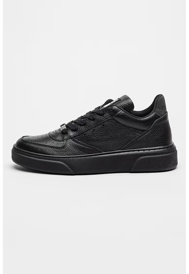 Steve Madden Pantofi sport flatform de piele cu logo Brent - Negru