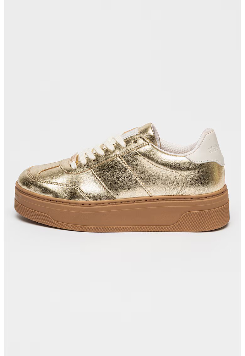 Steve Madden Pantofi sport Moxy low-cut cu platforma - Auriu