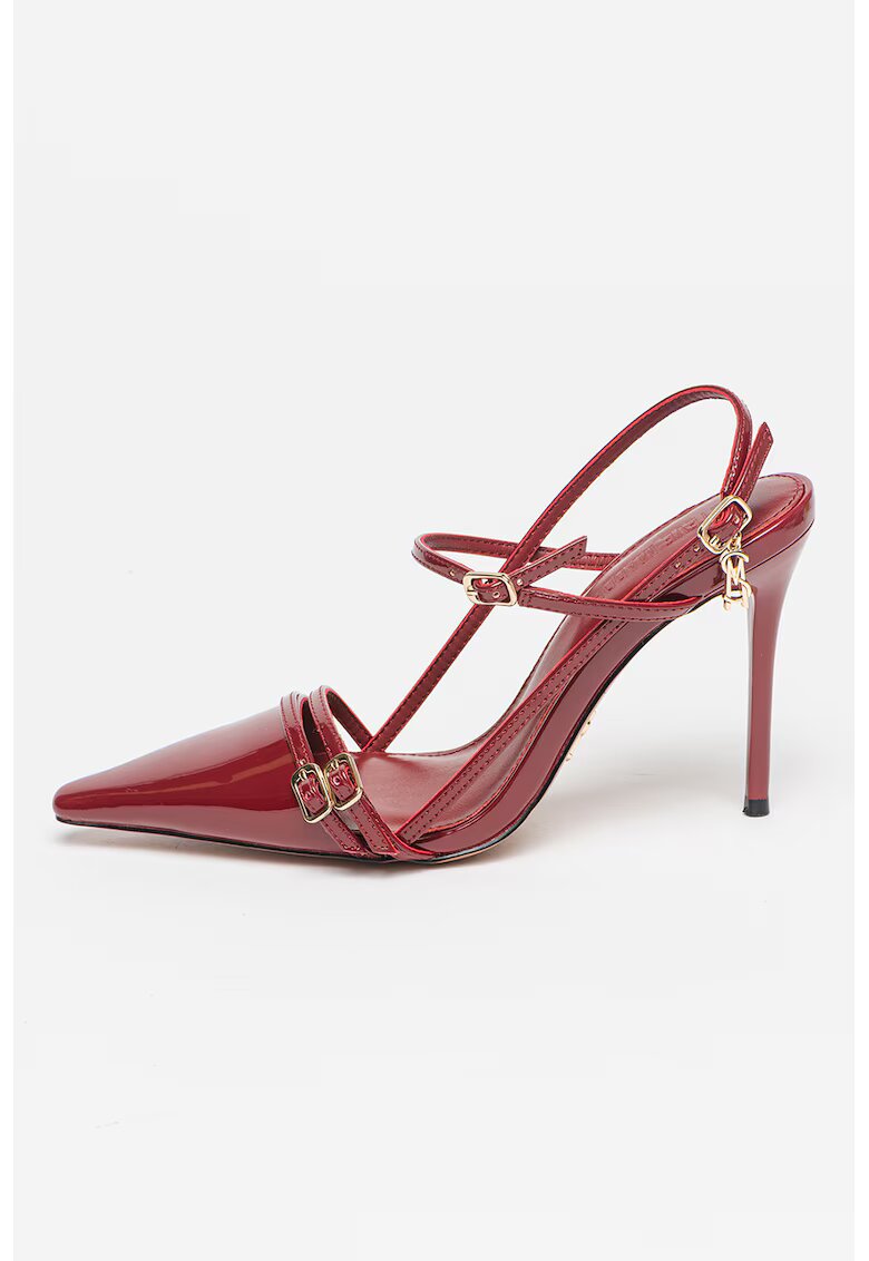 Steve Madden Pantofi stiletto cu aspect lacuit Deagan - Visiniu