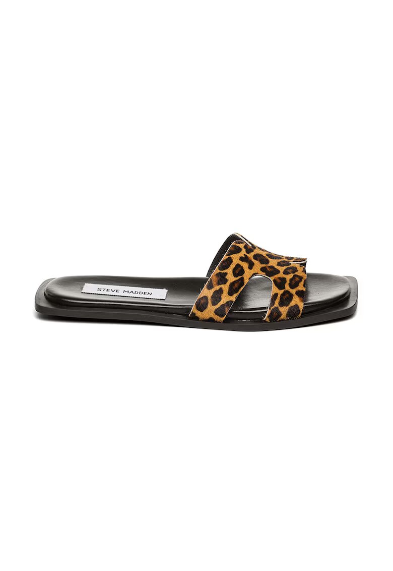 Steve Madden Papuci cu model - Maro inchis/Maro scortisoara