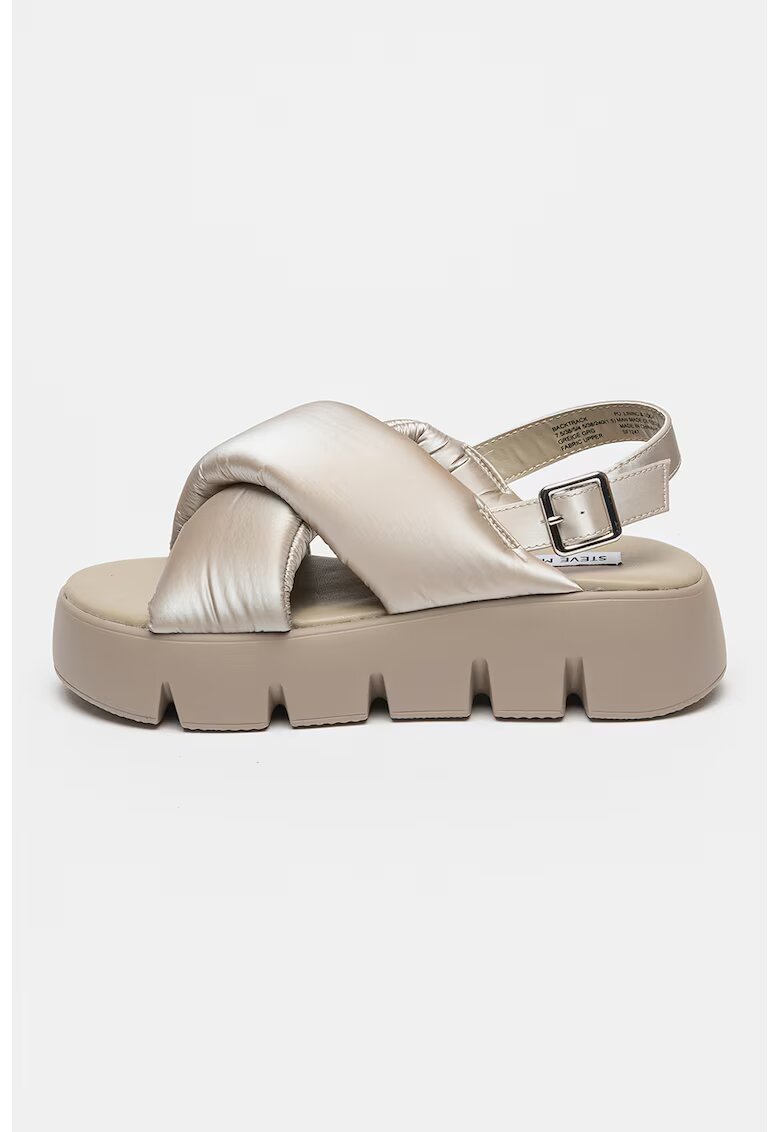 Steve Madden Sandale cu platforma si catarama - Gri