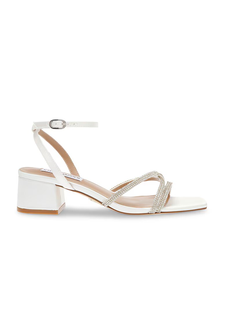 Steve Madden Sandale cu toc masiv Gabby - Alb