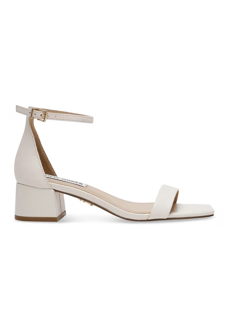 Steve Madden Sandale cu toc masiv Gena - Alb fildes
