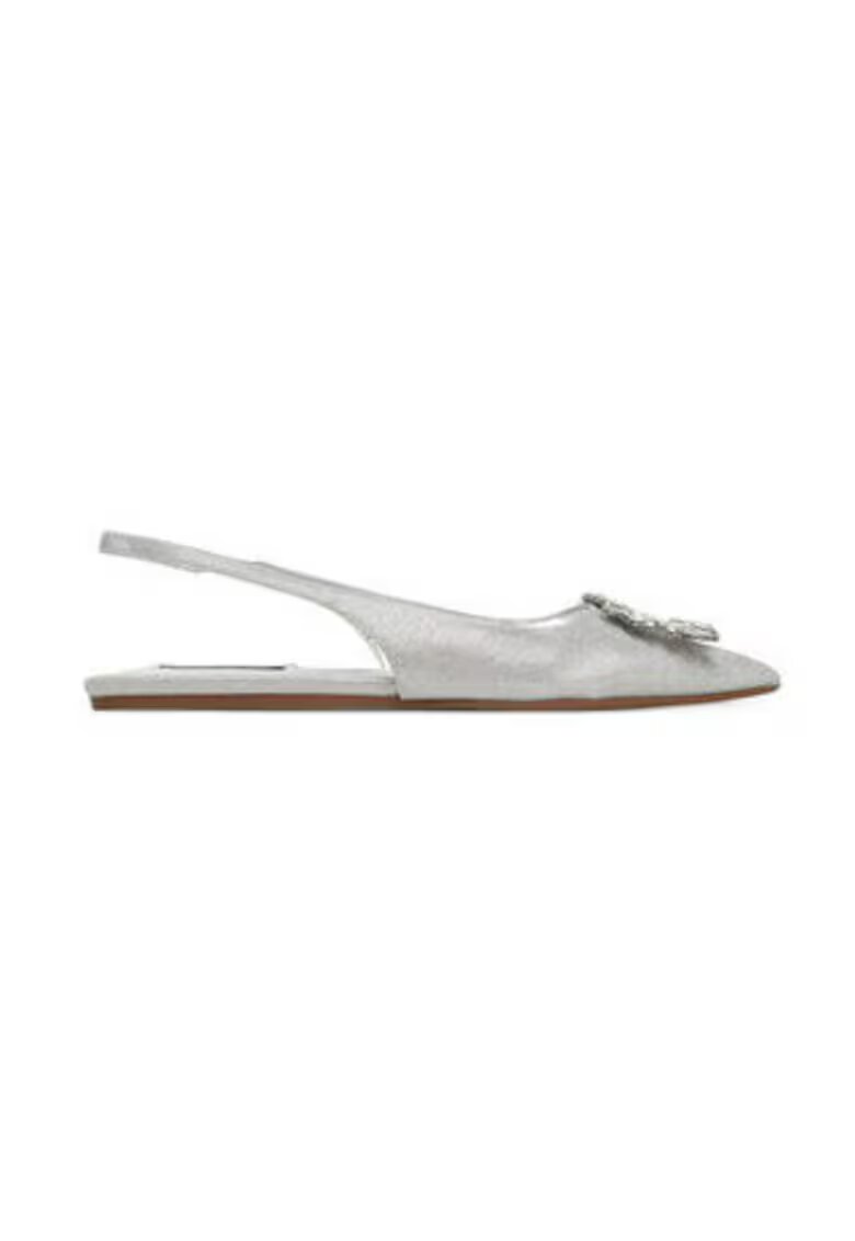 Steve Madden Sandale dama Textil - Argintiu - Argintiu