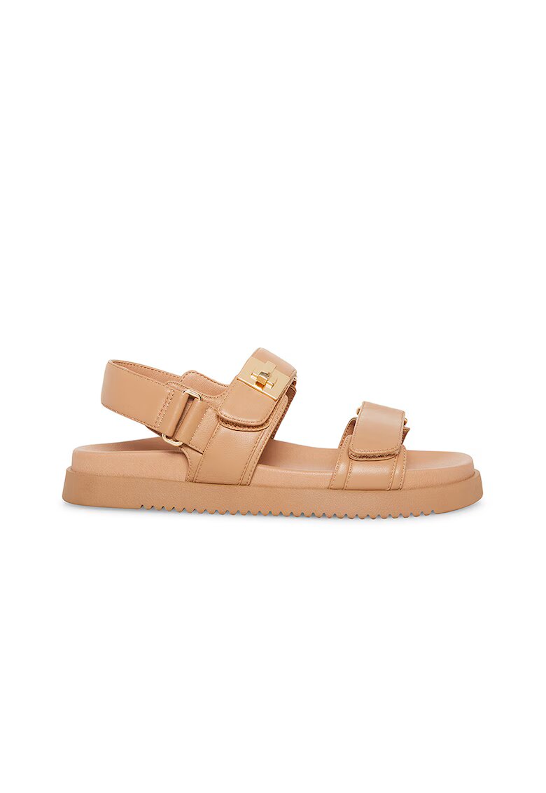 Steve Madden Sandale de piele cu velcro Mona - Maro