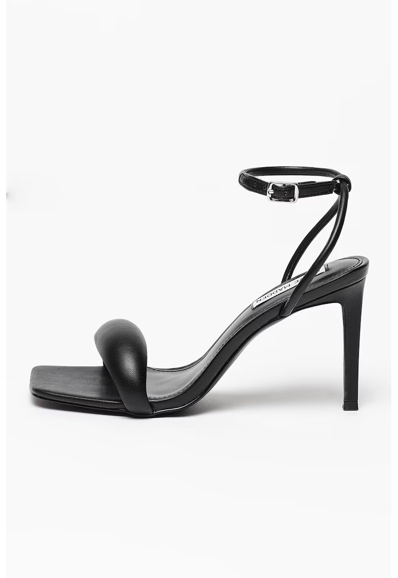 Steve Madden Sandale de piele ecologica cu toc stiletto Entice - Negru