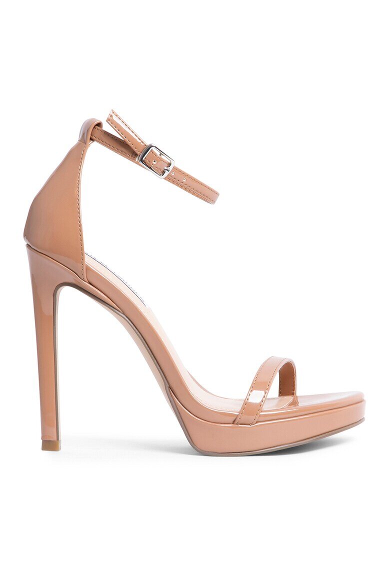 Steve Madden Sandale din piele ecologica cu aspect lacuit Milano - Portocaliu persan