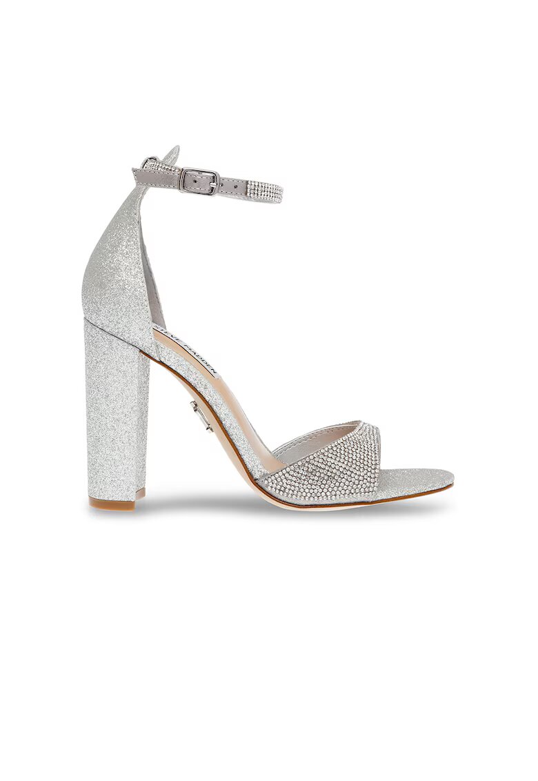 Steve Madden Sandale stralucitoare cu strasuri - Argintiu