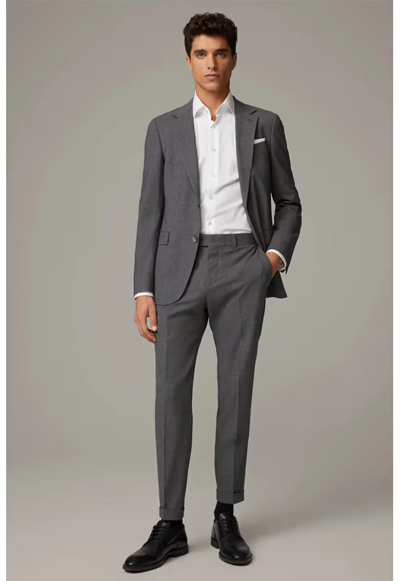 Strellson Pantaloni regular fit cu buzunare laterale STR12 - Gri