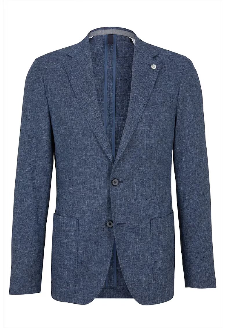 Strellson Sacou regular fit cu inchidere la un singur rand de nasturi STR2 - Albastru deschis