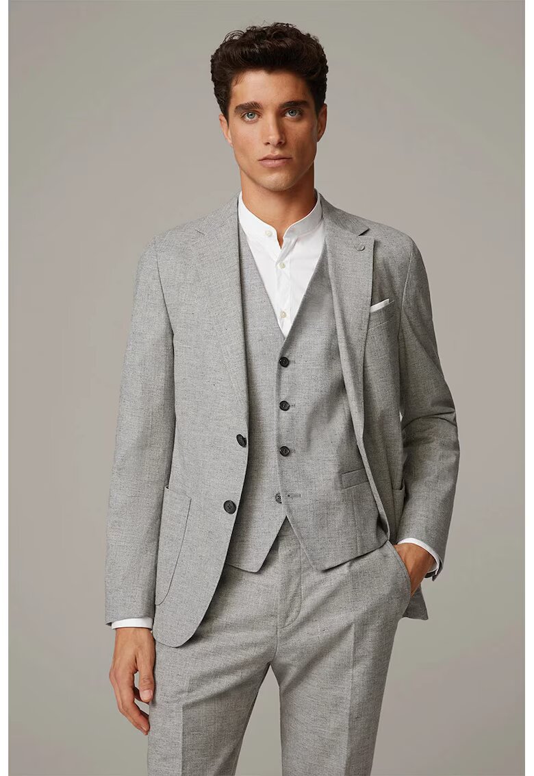 Strellson Sacou regular fit cu inchidere la un singur rand de nasturi STR2 - Gri