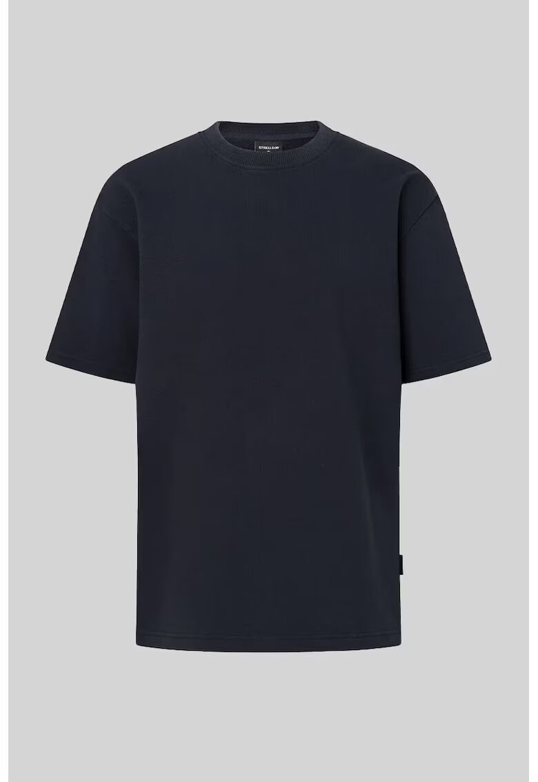 Strellson Tricou oversize cu guler rotund 30047780 - Albastru inchis