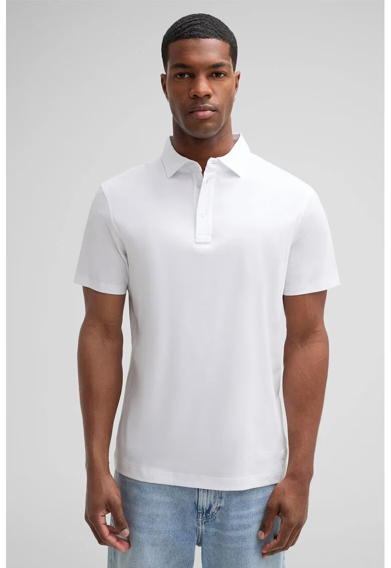 Strellson Tricou regular fit polo cu inchidere prin nasturi la gat
