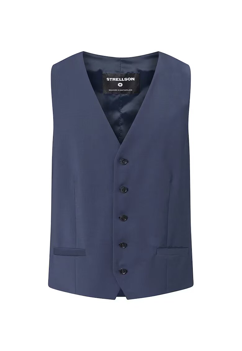 Strellson Vesta regular fit cu inchidere printr-un singur rand de nasturi - Albastru inchis