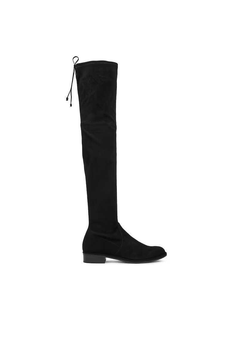 Stuart Weitzman Cizme dama Lowland - piele naturala - negru - suede