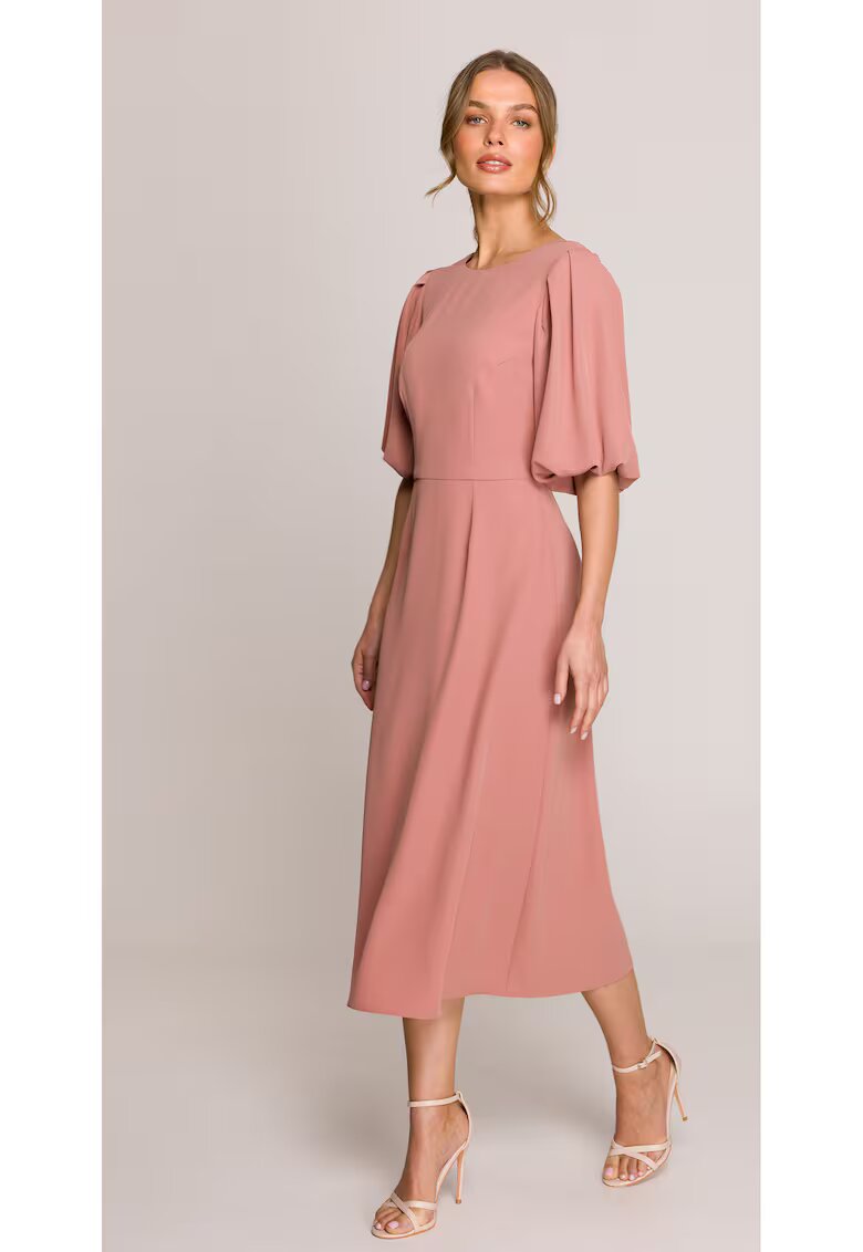 Stylove Rochie cu maneci bufante - - Rosu