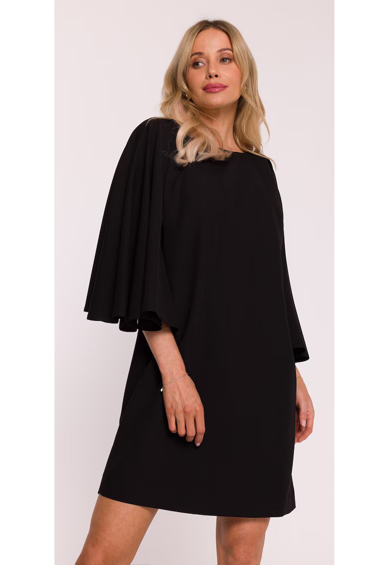 Stylove Rochie cu maneci liliac - pruna