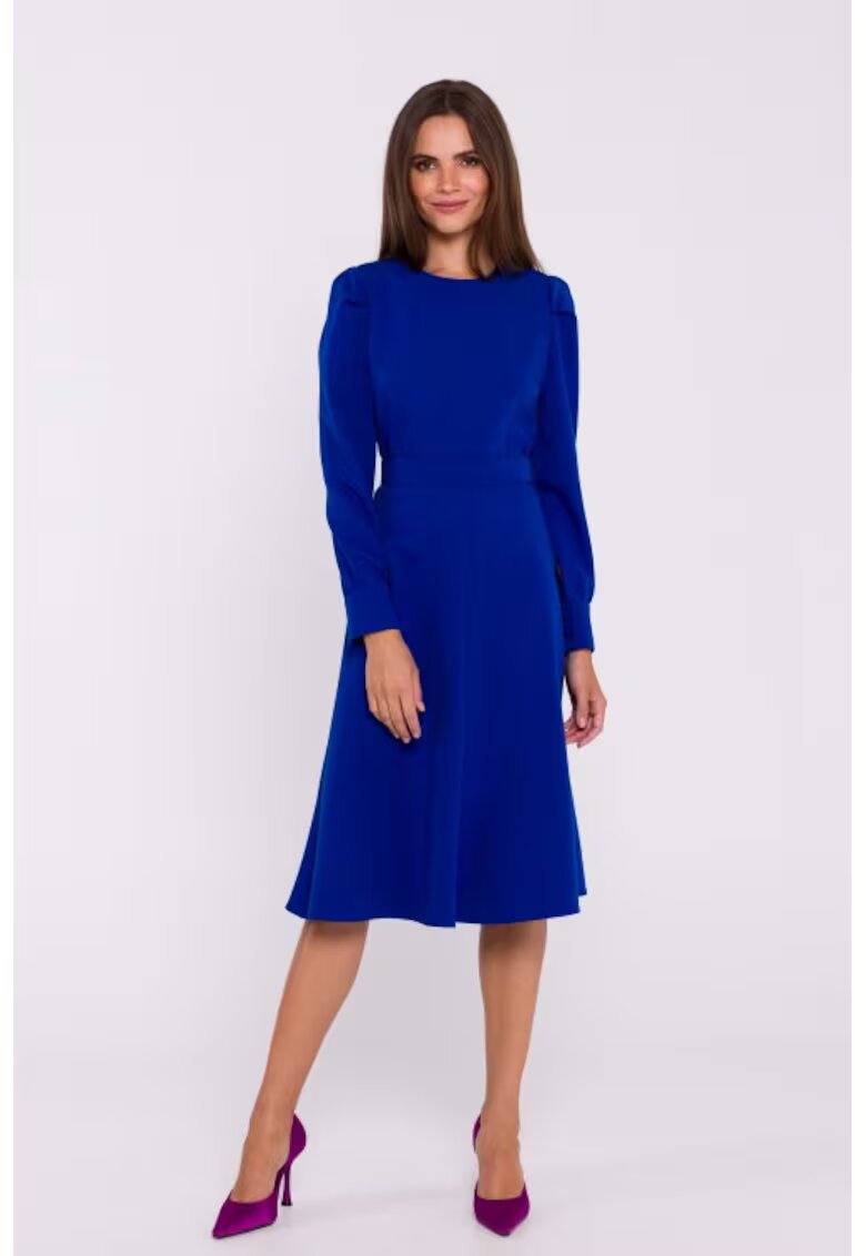 Stylove Rochie cu maneci lungi si curea in talie -