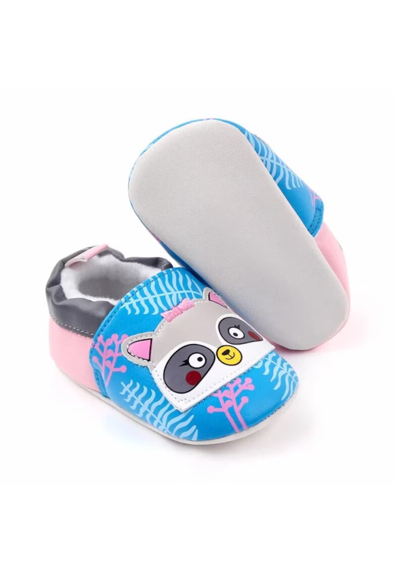 Superbaby Botosi Model Ratonel - Piele Ecologica - Fete - Multicolor - 3-6 luni -