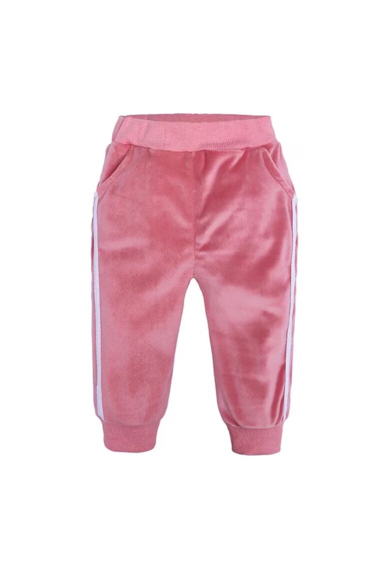 Superbaby Pantaloni Din Catifea - Uni - Casual - Fete - Roz