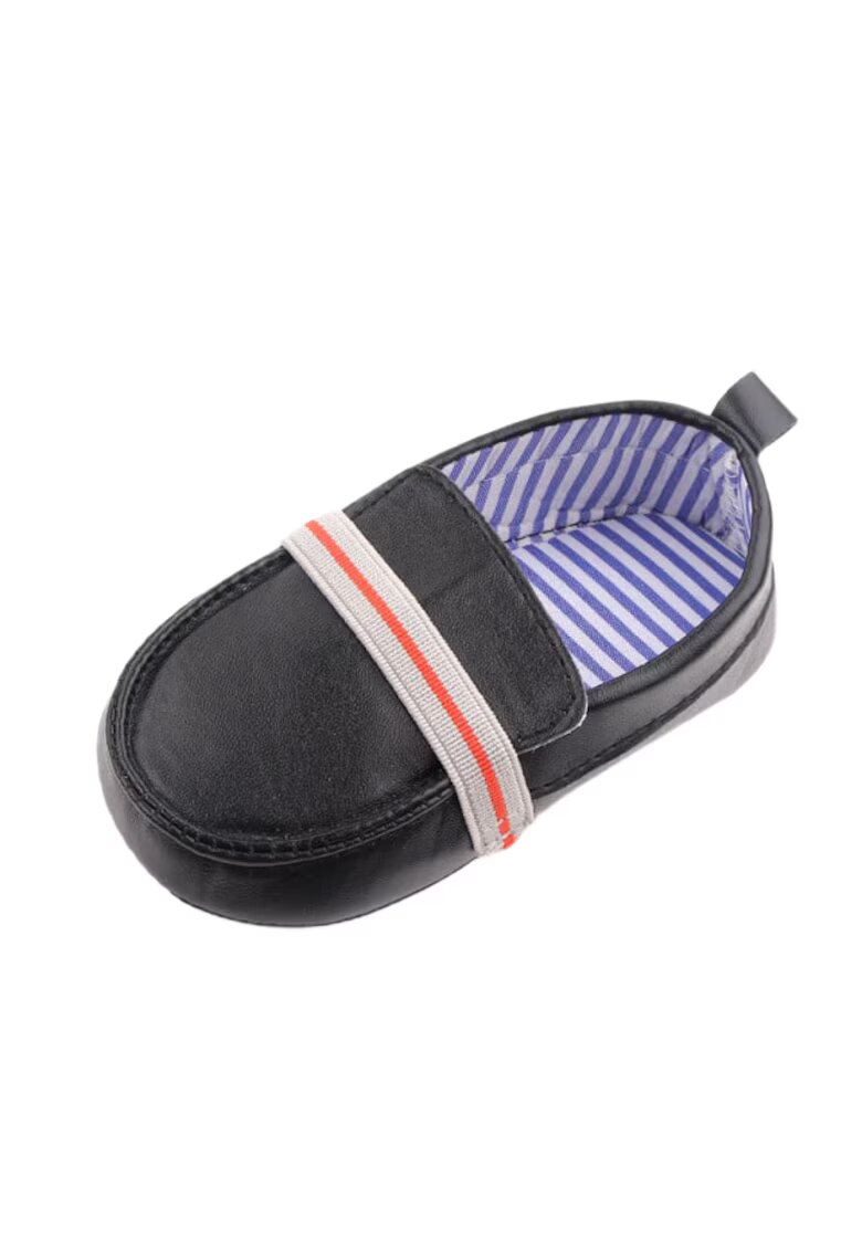 Superbaby Pantofi Pentru Baietei - Blackey - Piele ecologica - Negru