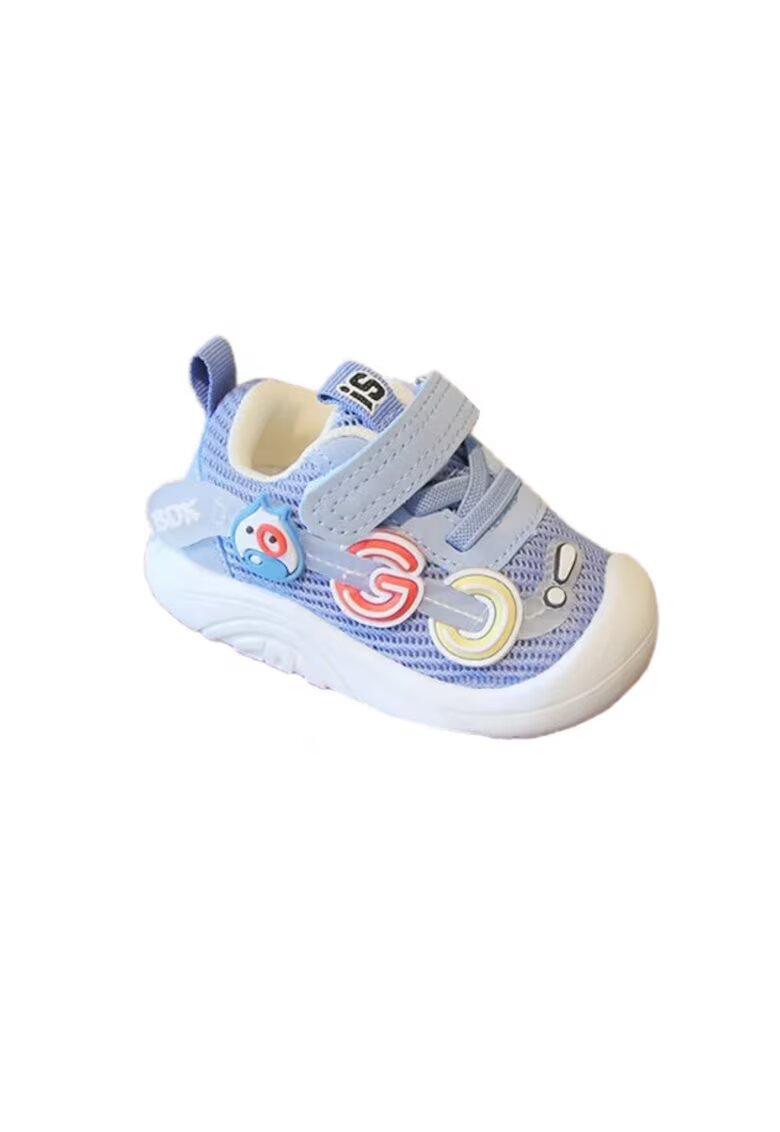 SuperBebeShop Pantofi Sport Model Bibi - Baieti - Velcro - Multicolor
