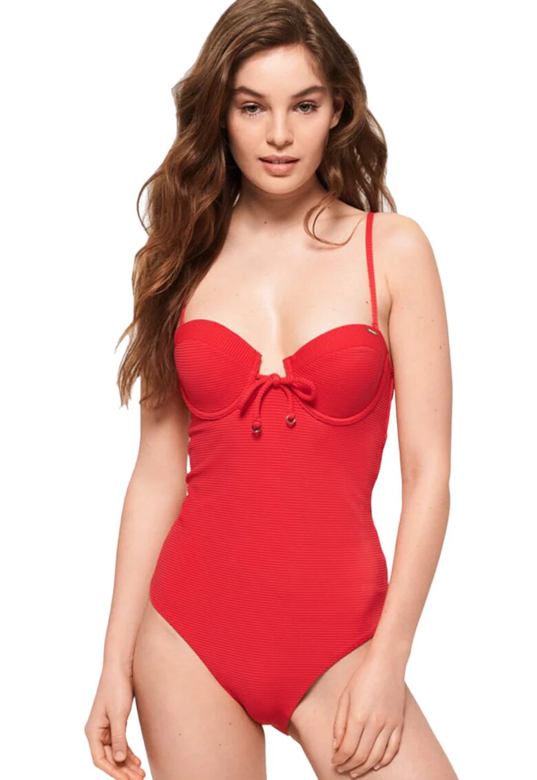 Superdry  Co Costum de baie intreg cu sustinere metalica -