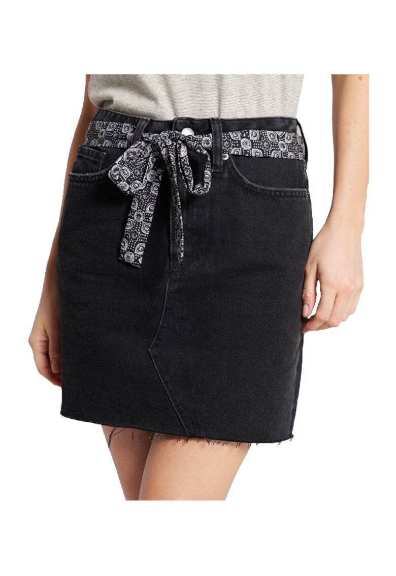 Superdry  Co Fusta mini Superdry - Bumbac - Negru