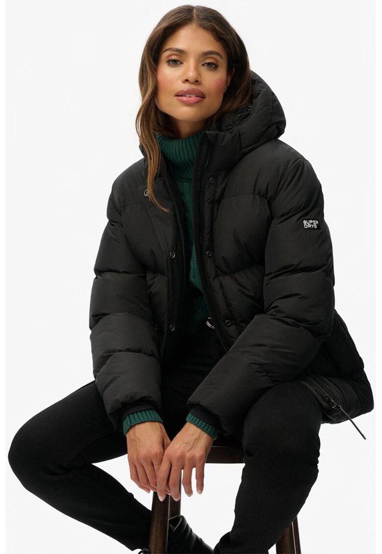 Superdry  Co Geaca lejera Baffle - Negru