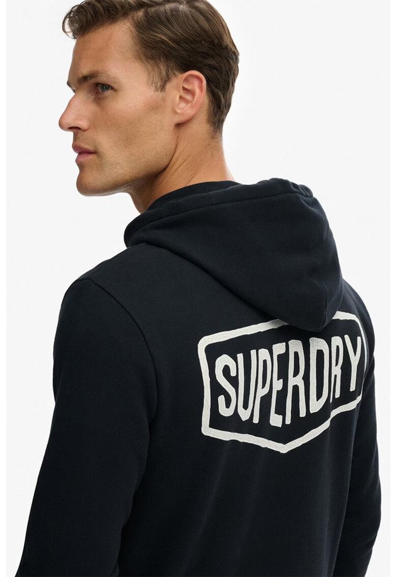 Superdry  Co Hanorac cu logo supradimensionat - Negru