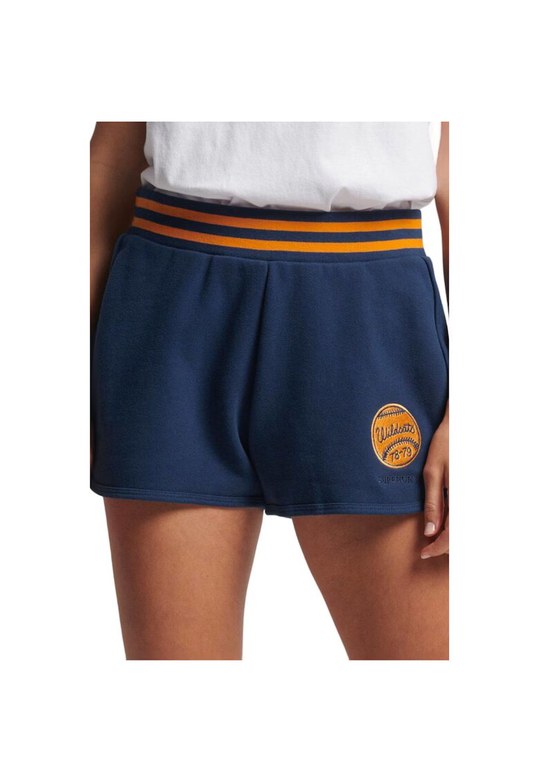 Superdry  Co Pantaloni dama Superdry - Bumbac/Poliester - Albastru - Albastru