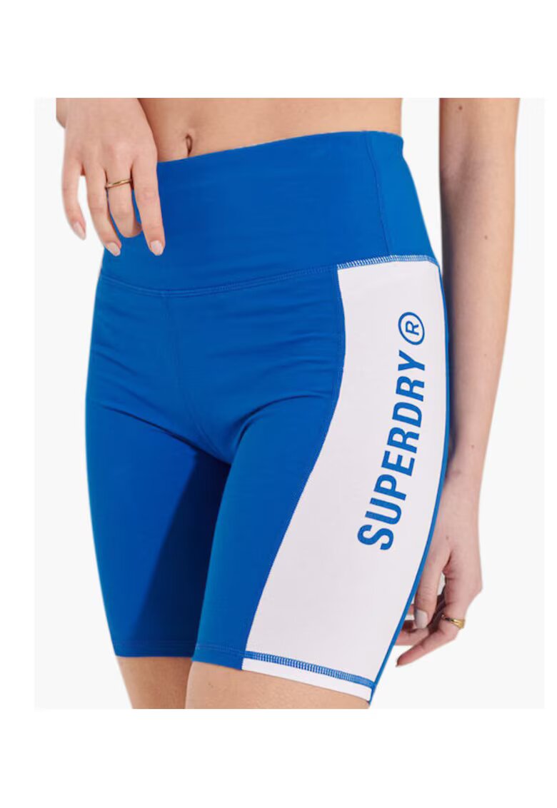 Superdry  Co Pantaloni sport dama - Superdry - Elastan - Albastru -