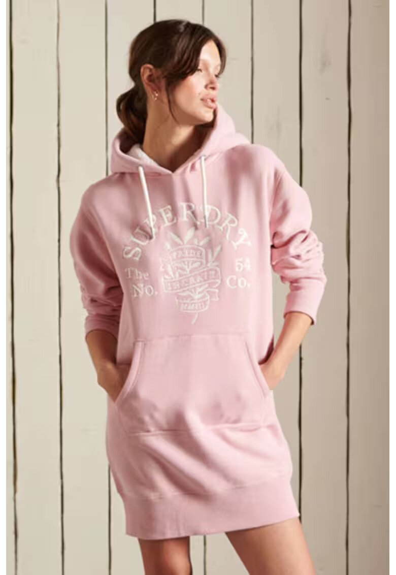 Superdry  Co Rochie tip hanorac cu logo brodat