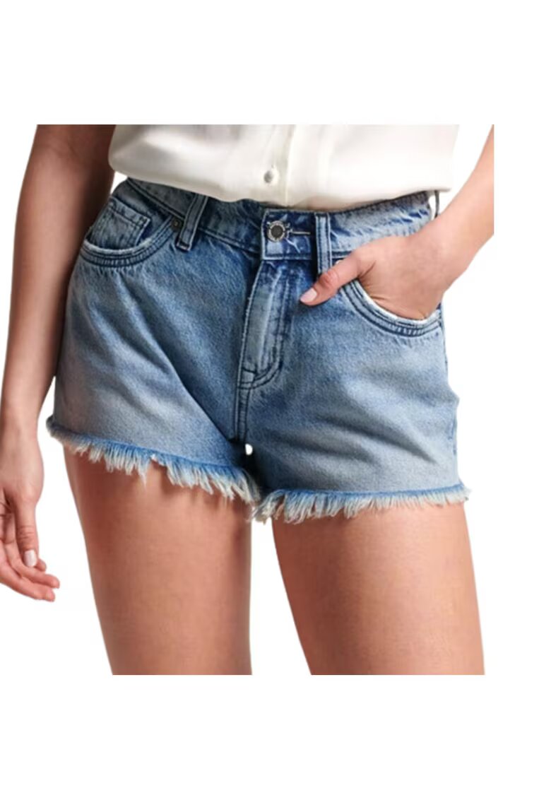 Superdry  Co scurti dama - Superdry - Bumbac - Albastru - Albastru