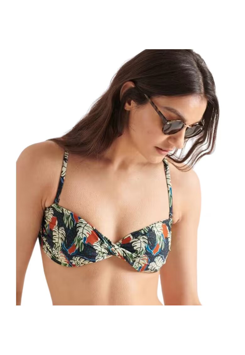 Superdry  Co Sutien de baie cu model tropical -