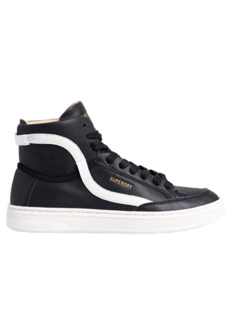 Superdry  Co Tenesi din piele ecologica high-top -