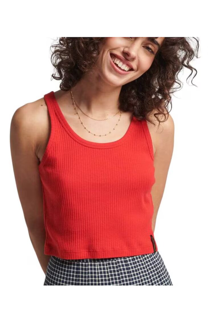 Superdry  Co Top crop cu striatii -