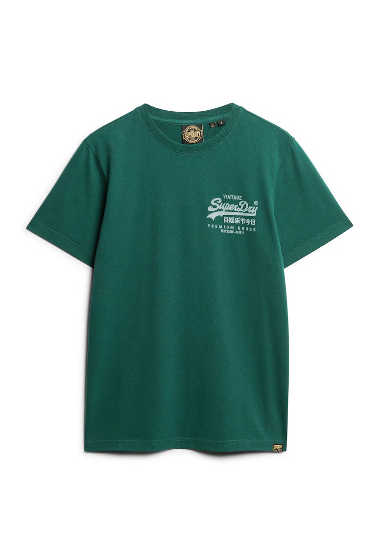 Superdry  Co Tricou Clasic VI Heritage - Verde