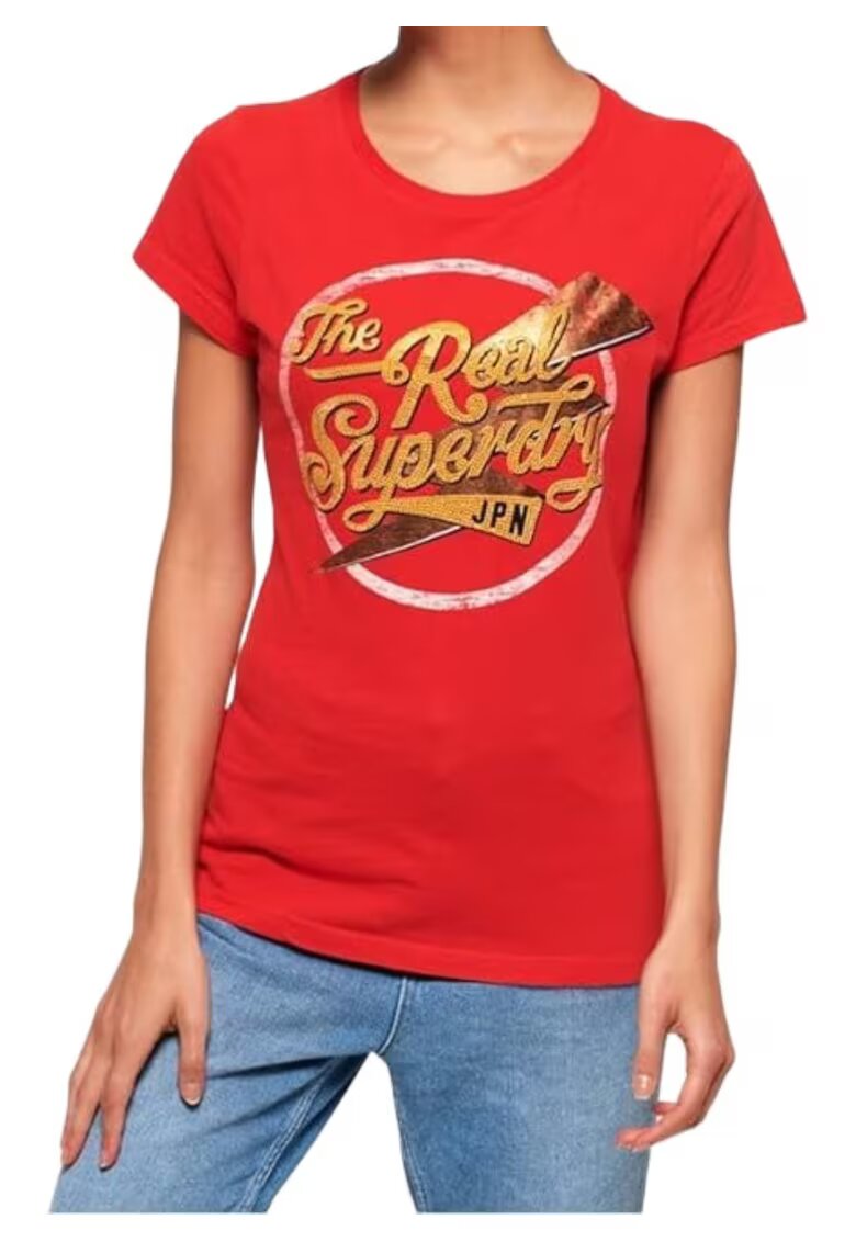 Superdry  Co Tricou cu text imprimat -