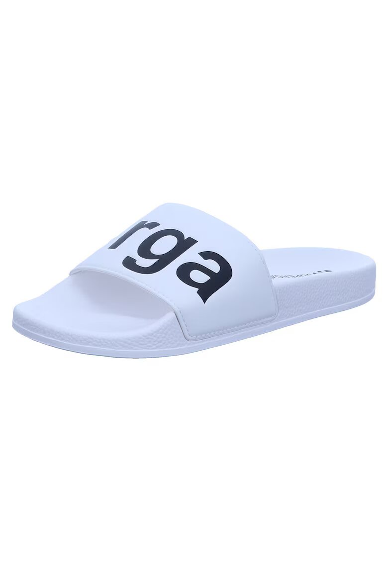 Superga Papuci Material sintetic - Alb