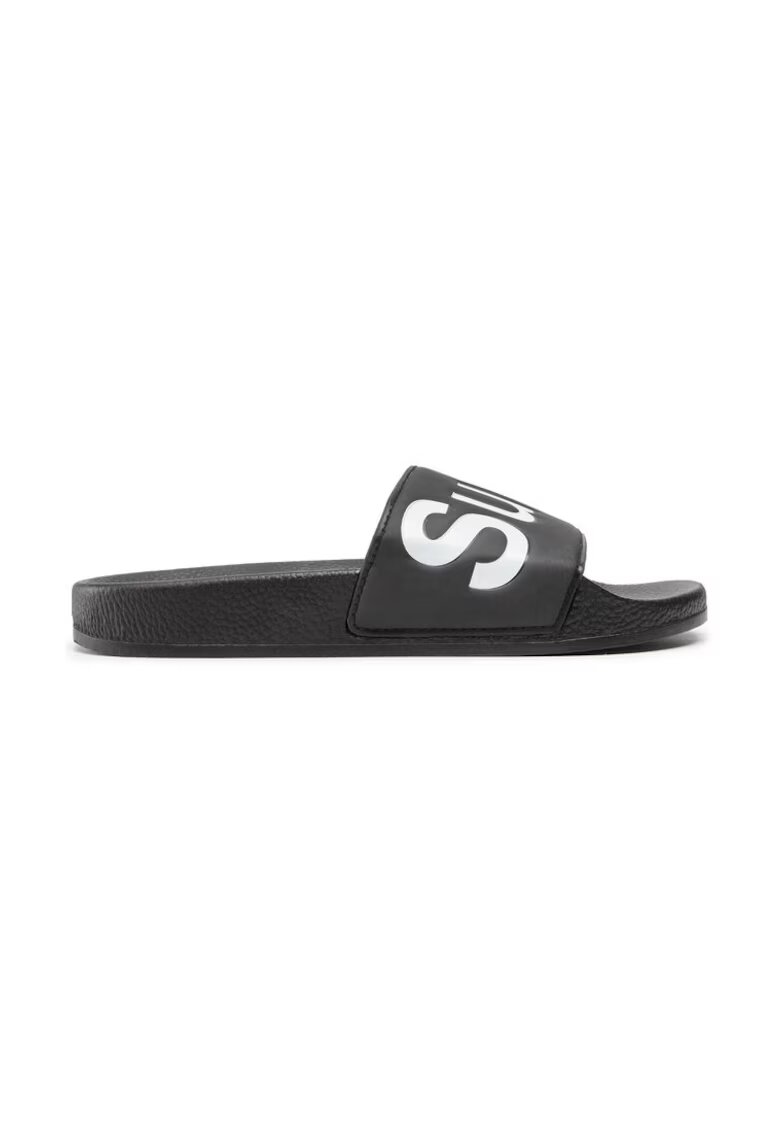 Superga Slapi dama - 300574 - Piele ecologica - Negru -