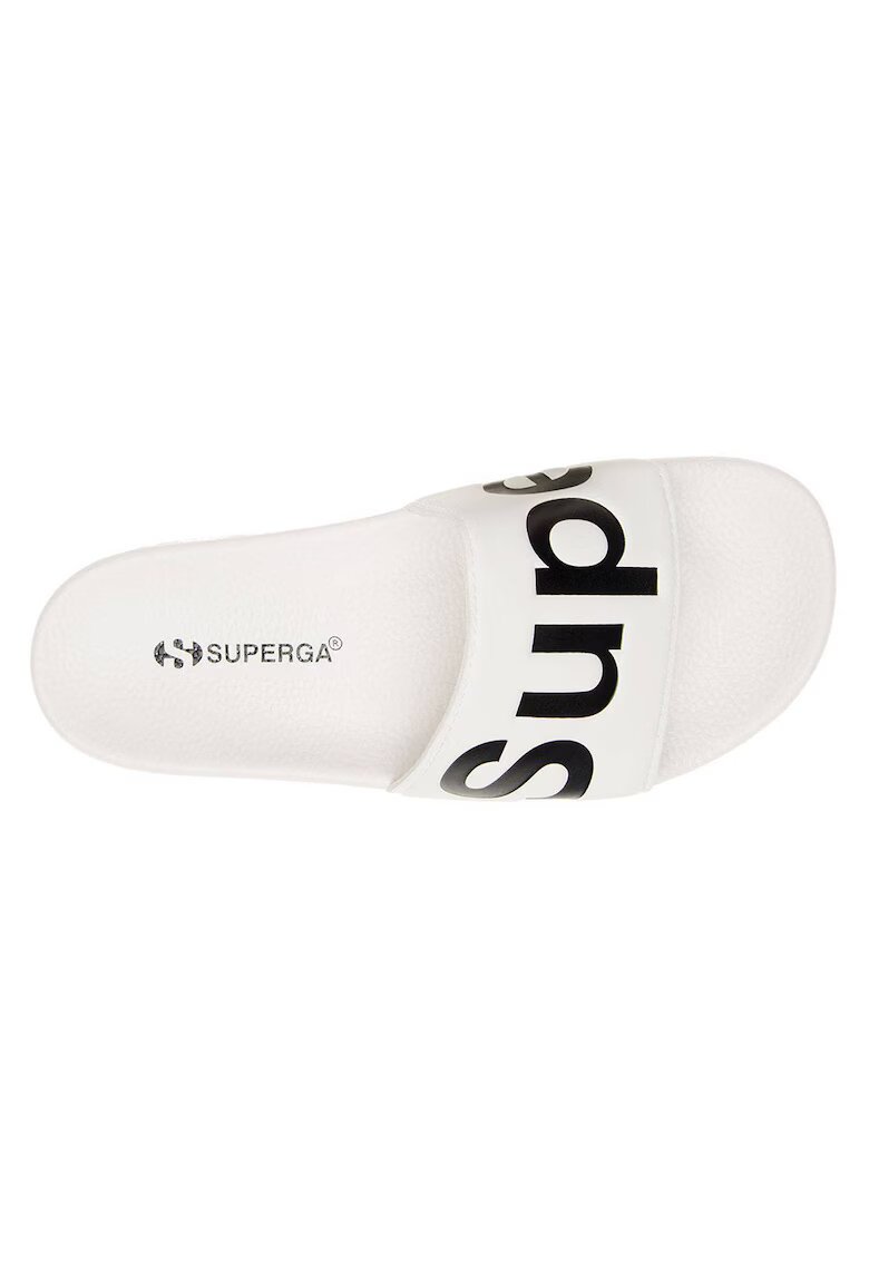 Superga Slapi unisex 1908-PUU - talpa flexibila - sintetic - alb