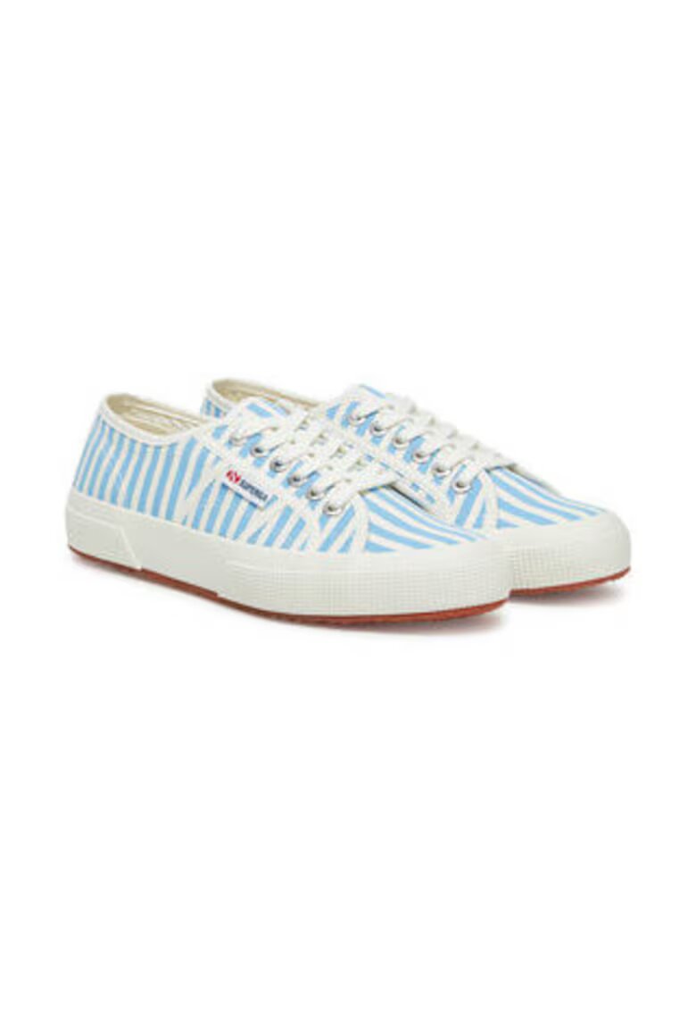 Superga Tenisi dama 305448934 - Textil - Alb/Albastru