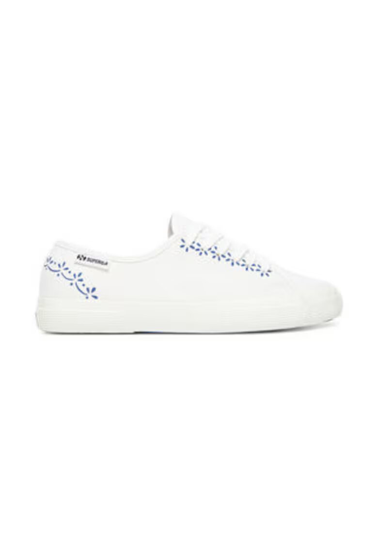 Superga Tenisi dama textil alb - Alb