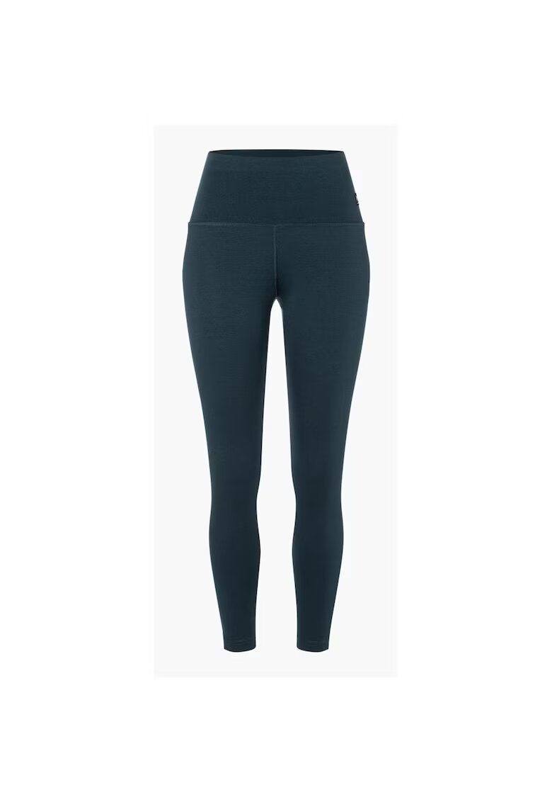 Supernatural Pantaloni de corp din amestec de lana SUPER TIGHTS - pentru femei - culoarea albastru - Albastru